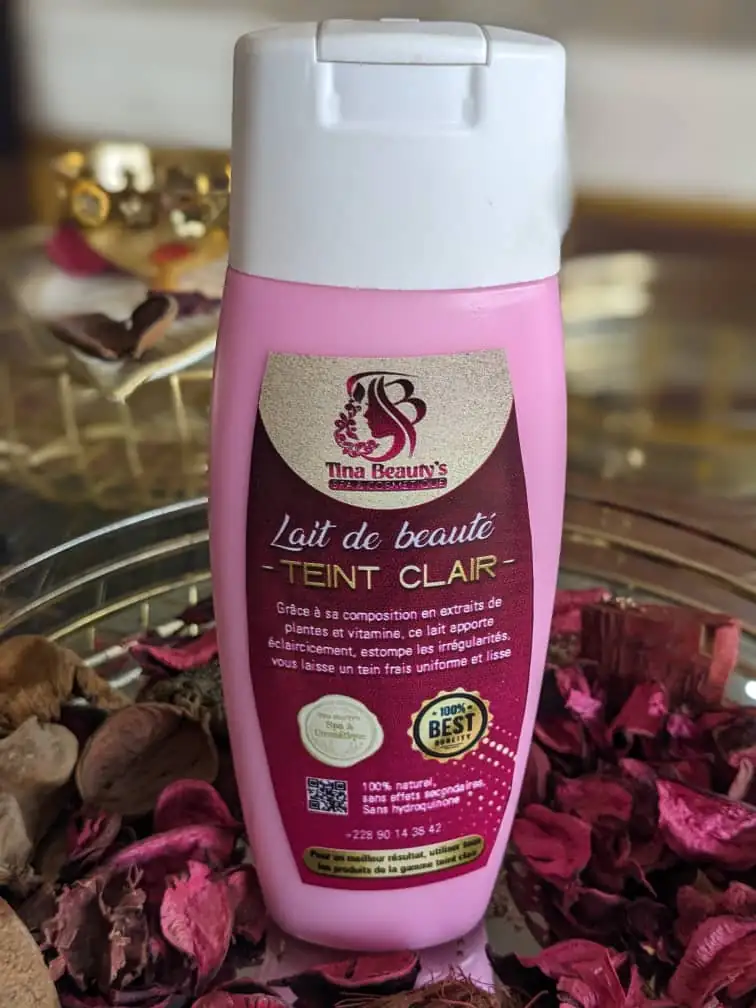 Lait de beauté teint clair