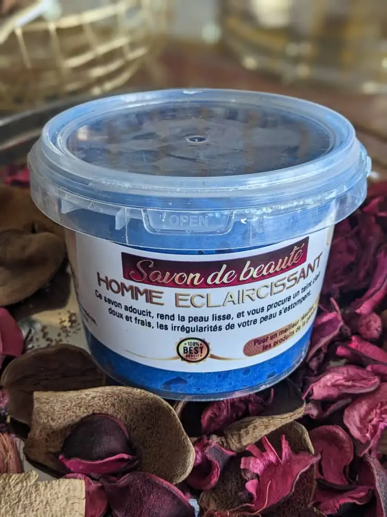 Savon homme éclaircissant